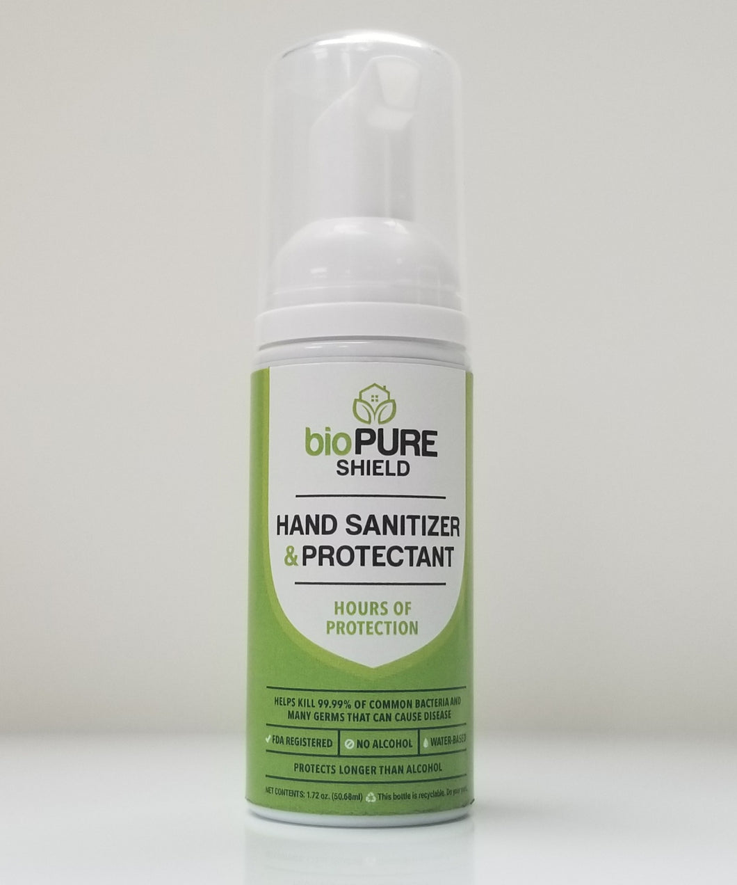 bioPURE Shield Foaming Hand Sanitizer - Personal Size