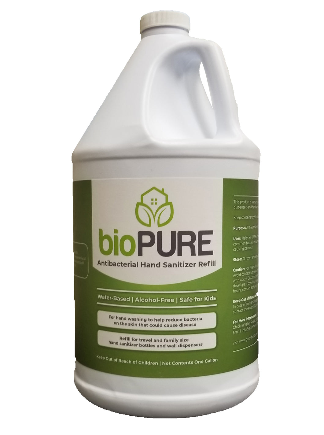 bioPURE Shield Foaming Hand Sanitizer - 1 Gallon Refill provides 9,000 pumps